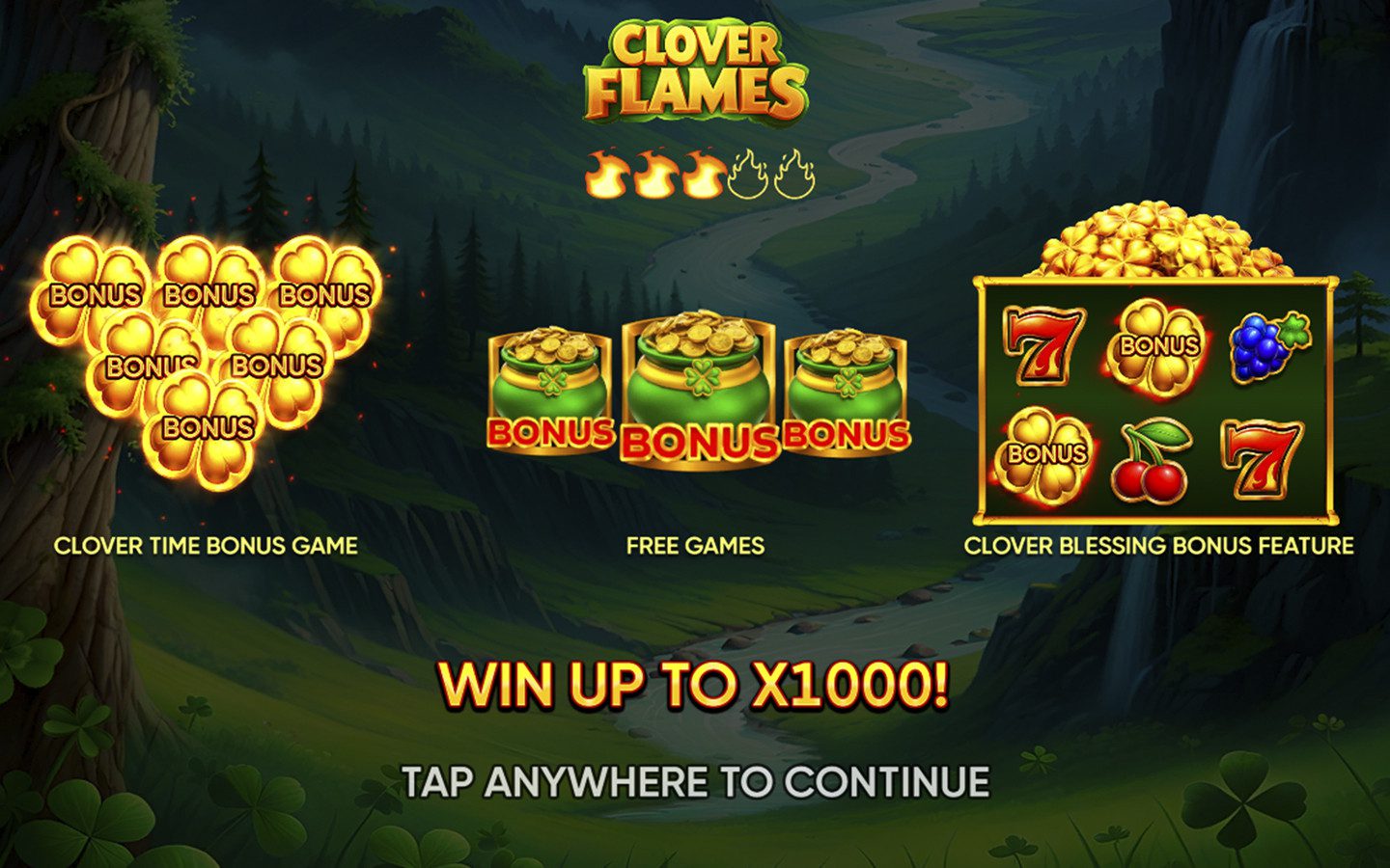 clover flames